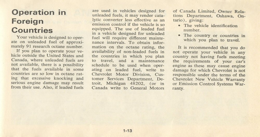 1977 Chev Chevelle Owners Manual Page 95